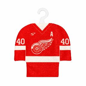 Сувенирный свитер в машину Detroit Red Wings красный ZETTERBERG