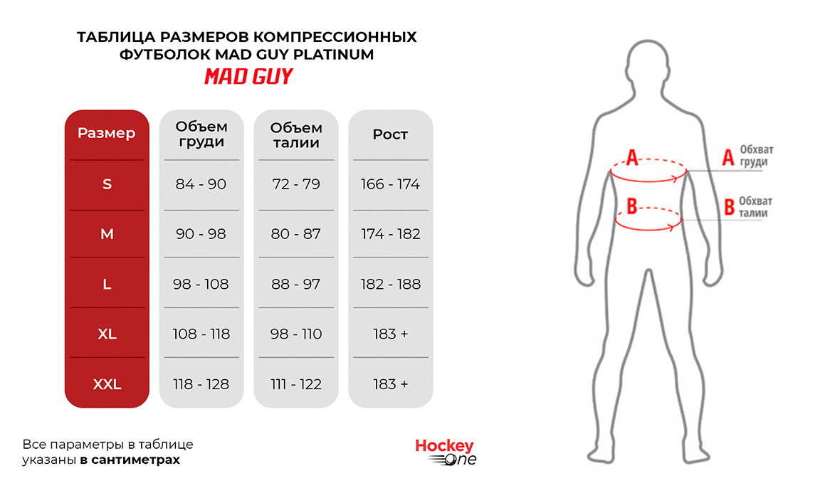 Таблица размеров